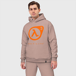 Мужской костюм оверсайз Half-Life 3, цвет: пыльно-розовый — фото 2