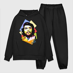 Мужской костюм оверсайз Che Guevara Art, цвет: черный