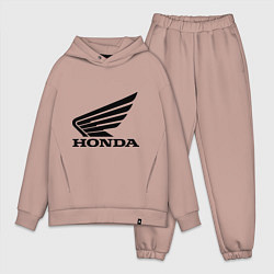 Мужской костюм оверсайз Honda Motor, цвет: пыльно-розовый