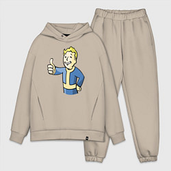 Мужской костюм оверсайз Fallout vault boy