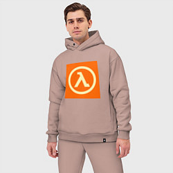 Мужской костюм оверсайз Half-Life, цвет: пыльно-розовый — фото 2