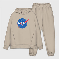 Мужской костюм оверсайз NASA: Logo