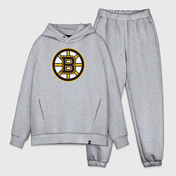 Мужской костюм оверсайз Boston Bruins, цвет: меланж