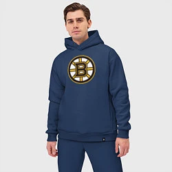 Мужской костюм оверсайз Boston Bruins, цвет: тёмно-синий — фото 2