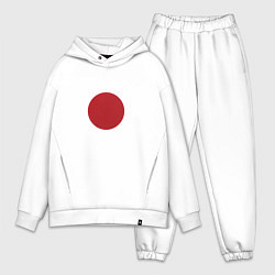 Мужской костюм оверсайз Япония минимализм, цвет: белый