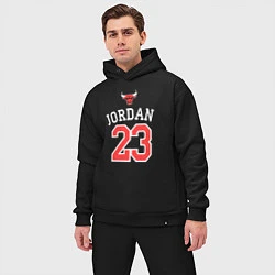 Мужской костюм оверсайз Jordan 23, цвет: черный — фото 2