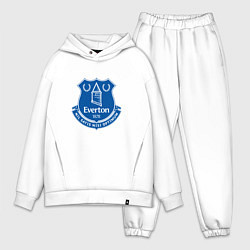 Мужской костюм оверсайз Эвертон logo - nil satis nisi optimum, цвет: белый