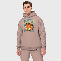Мужской костюм оверсайз Garfield Radical, цвет: пыльно-розовый — фото 2