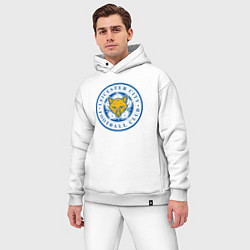 Мужской костюм оверсайз Leicester City FC, цвет: белый — фото 2