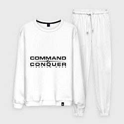 Костюм хлопковый мужской Сommand&Сonquer, цвет: белый