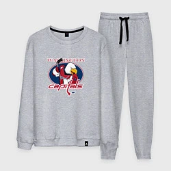 Костюм хлопковый мужской Washington Capitals Hockey, цвет: меланж