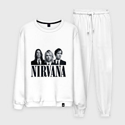 Костюм хлопковый мужской Nirvana Group, цвет: белый