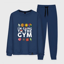 Мужской костюм Pokemon Im going to the gym (white)