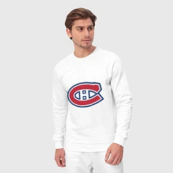 Костюм хлопковый мужской Montreal Canadiens, цвет: белый — фото 2