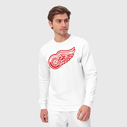 Костюм хлопковый мужской Detroit Red Wings, цвет: белый — фото 2