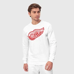 Костюм хлопковый мужской Detroit Red Wings, цвет: белый — фото 2