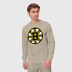 Костюм хлопковый мужской Boston Bruins, цвет: миндальный — фото 2