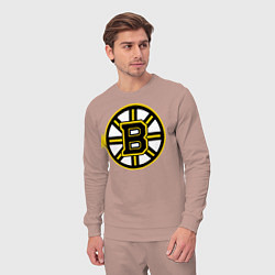 Костюм хлопковый мужской Boston Bruins, цвет: пыльно-розовый — фото 2