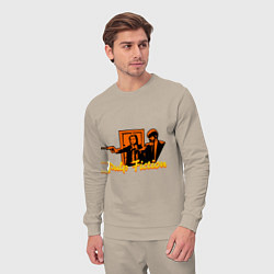 Костюм хлопковый мужской Pulp Fiction, цвет: миндальный — фото 2
