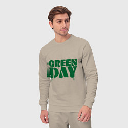 Костюм хлопковый мужской Green Day, цвет: миндальный — фото 2