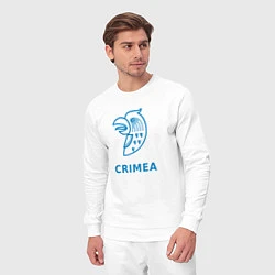 Костюм хлопковый мужской Crimea, цвет: белый — фото 2