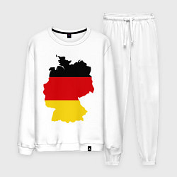 Костюм хлопковый мужской Германия (Germany), цвет: белый