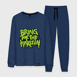 Костюм хлопковый мужской Bring me the horizon, цвет: тёмно-синий