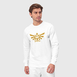 Костюм хлопковый мужской The Legend of Zelda, цвет: белый — фото 2