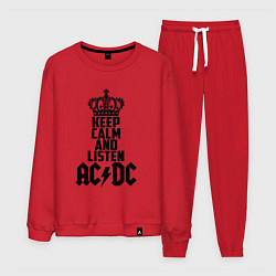 Мужской костюм Keep Calm & Listen AC/DC