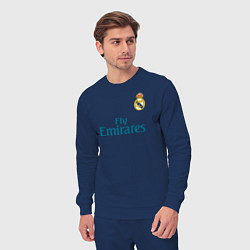 Костюм хлопковый мужской Real Madrid: Ronaldo 07, цвет: тёмно-синий — фото 2