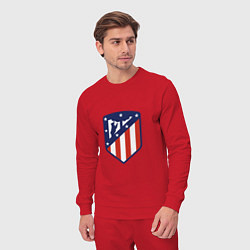 Костюм хлопковый мужской Atletico Madrid, цвет: красный — фото 2