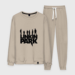 Костюм хлопковый мужской Linkin Park, цвет: миндальный