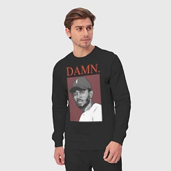 Костюм хлопковый мужской Kendrick Lamar: DAMN, цвет: черный — фото 2