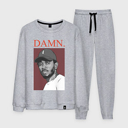Костюм хлопковый мужской Kendrick Lamar: DAMN, цвет: меланж