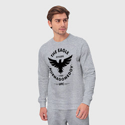 Костюм хлопковый мужской The Eagle: Khabib UFC, цвет: меланж — фото 2