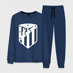 Костюм хлопковый мужской FC Atletico Madrid, цвет: тёмно-синий