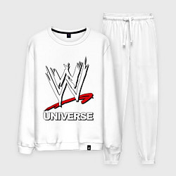 Костюм хлопковый мужской WWE universe, цвет: белый