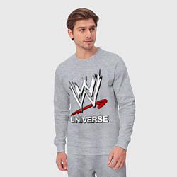 Костюм хлопковый мужской WWE universe, цвет: меланж — фото 2