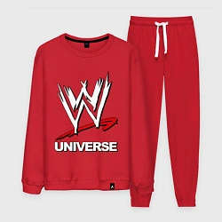 Костюм хлопковый мужской WWE universe, цвет: красный