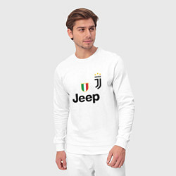 Костюм хлопковый мужской Ronaldo: Juve Sport, цвет: белый — фото 2