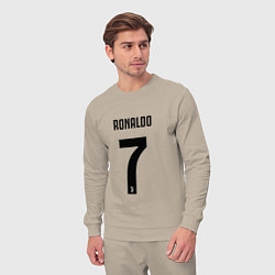 Костюм хлопковый мужской RONALDO 7, цвет: миндальный — фото 2