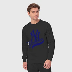 Костюм хлопковый мужской NY - Yankees, цвет: черный — фото 2