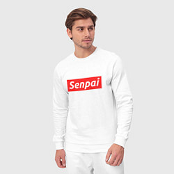 Костюм хлопковый мужской Senpai Supreme, цвет: белый — фото 2