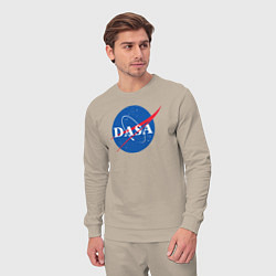 Костюм хлопковый мужской NASA: Dasa, цвет: миндальный — фото 2
