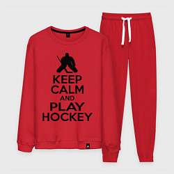 Мужской костюм Keep Calm & Play Hockey