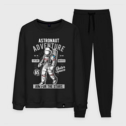 Костюм хлопковый мужской Astronaut Adventure, цвет: черный