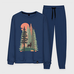 Костюм хлопковый мужской Forest Adventure, цвет: тёмно-синий