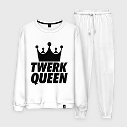 Костюм хлопковый мужской Twerk Queen, цвет: белый