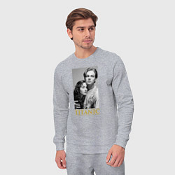 Костюм хлопковый мужской Titanic: Jack & Rose, цвет: меланж — фото 2