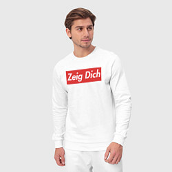 Костюм хлопковый мужской Zeig Dich, цвет: белый — фото 2